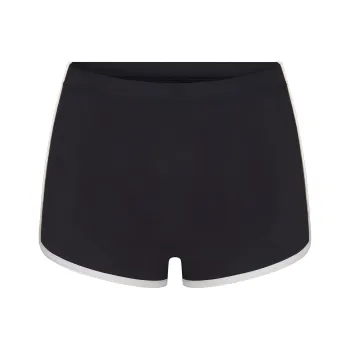 SKIMS FITS EVERYBODY CONTRAST TRIM DOLPHIN SHORT Casual Shorts Women's ONYX/Onyx