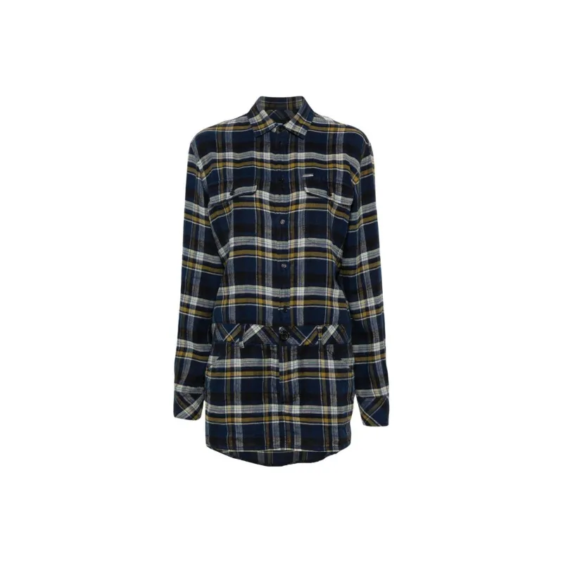 DSQUARED 2 Plaid check Mini Dress-0