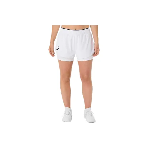 Asics MATCH SHORT Casual Shorts Women's Bright White