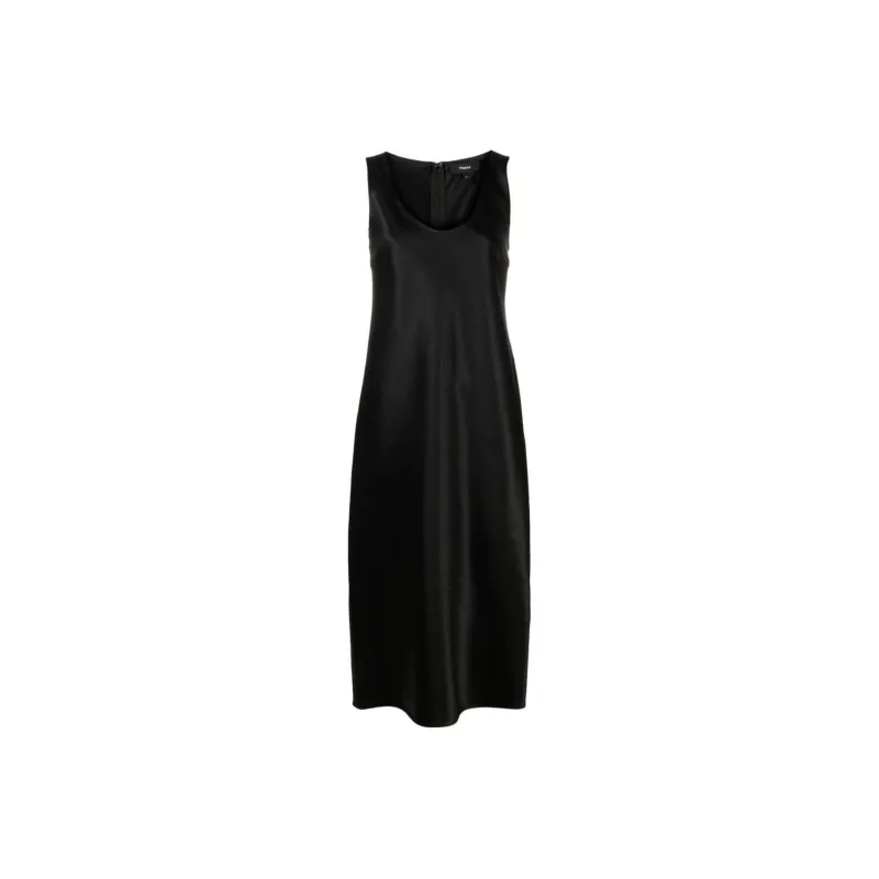 THEORY Sleeveless Dresses Women's Black-0