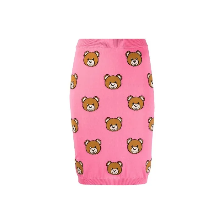 MOSCHINO Casual Short Skirts Women's Pink-0