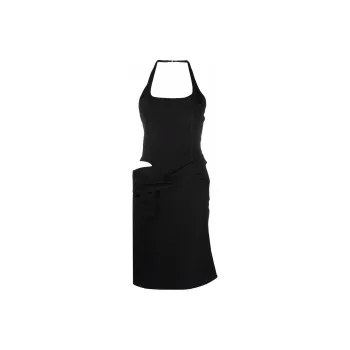 Jacquemus Sleeveless Dresses Women's Black