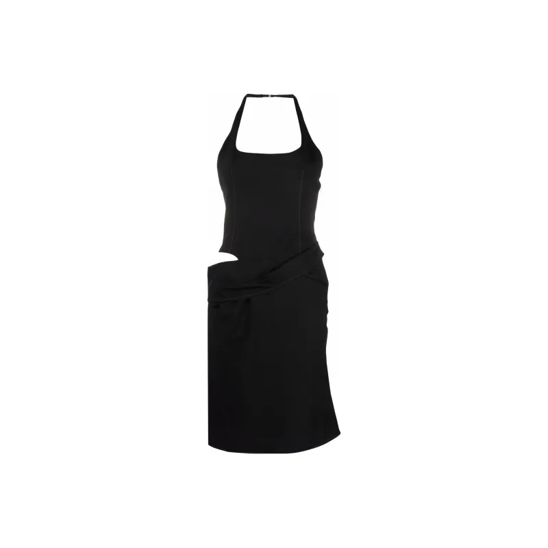 Jacquemus Sleeveless Dresses Women's Black-0