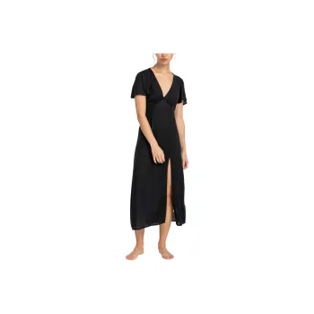 BILLABONG Short Sleeved Dress Women's Black