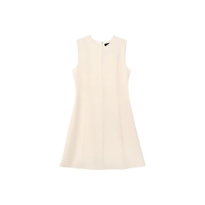 THEORY Sleeveless Dress Women's Antique White-0