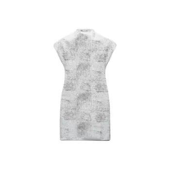 ZARA Short Sleeved Dresses Women's Silver