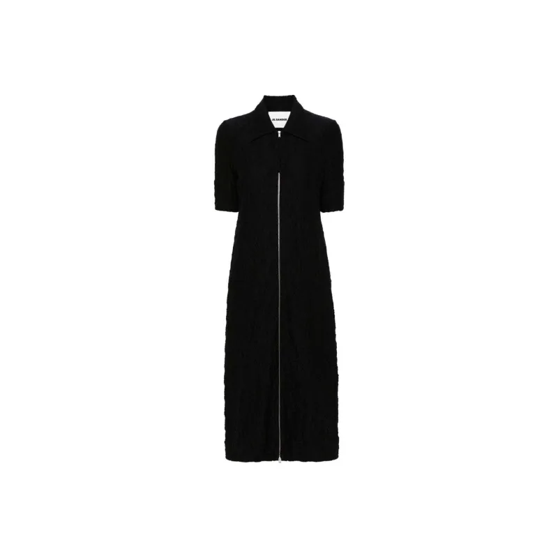 JIL SANDER Textured Mid length Dress-0
