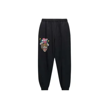 Ed Hardy FW24 Knitted Sweatpants Women's Black