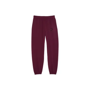 Victoria's Secret PINK Ivy Fleece Campus Sweatpants/Wild Rose Knitted Sports Pants Women's Wild Rose