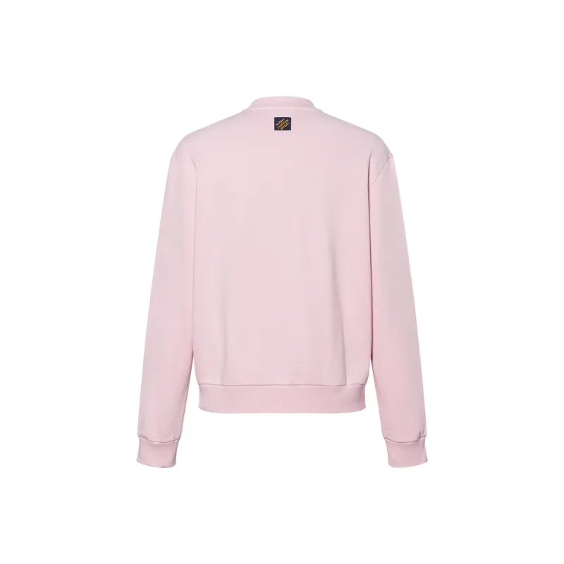 LOUIS VUITTON 1AHEFV Embroidered Cotton Crewneck-1