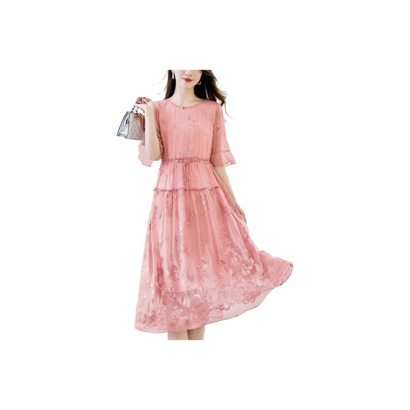 To The West Short Sleeved Dresses Women's-5