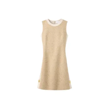 St. John Panelled Tweed Shift Dress