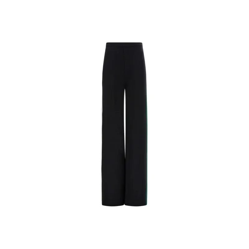Ferragamo Striped Knitted Track Pants-0