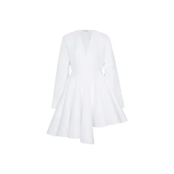 Alaia Asymmetric Mini Dress