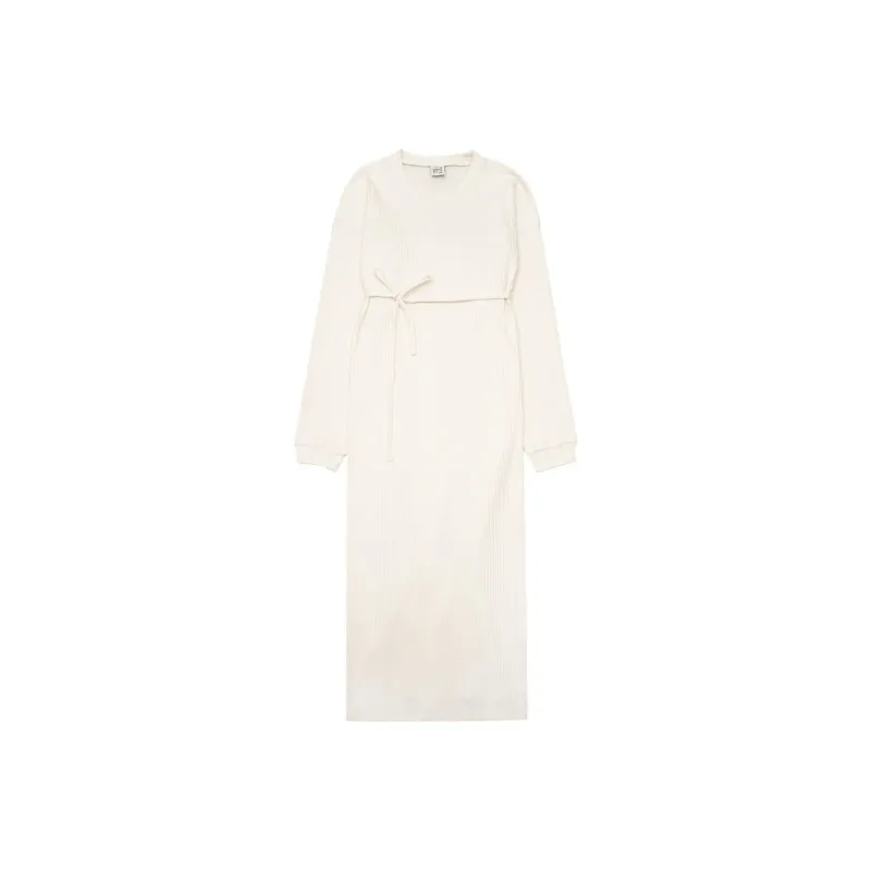 Baserange Long Sleeved Dress Women's Beige-0