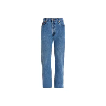 RE/DONE Faded Boyfriend Denim Jeans