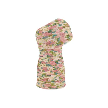 SAINT LAURENT Floral print Tulle Minidress