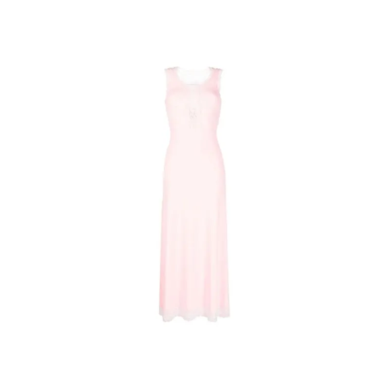 NATASHA ZINKO Lace trimmed Midi Dress-0