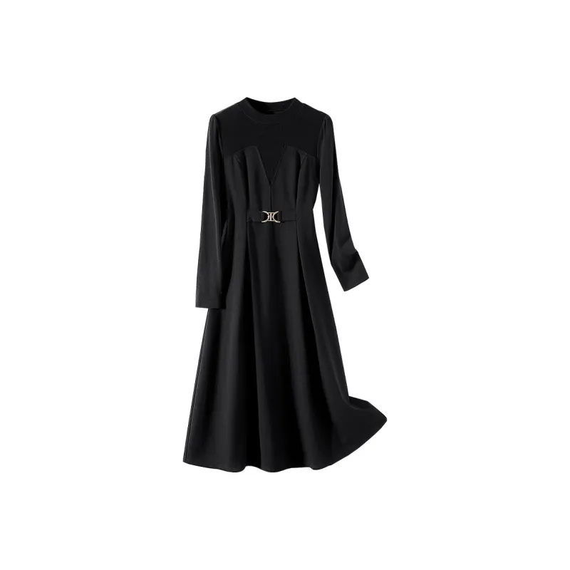 TOUCH Long Sleeved Dresses Women's Black-0