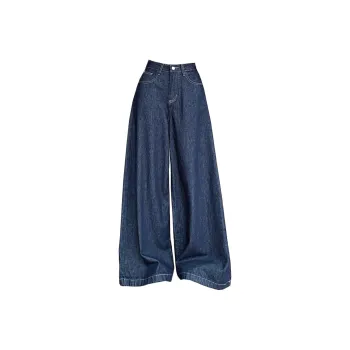 TURN UP Jeans Women's Dark Blue