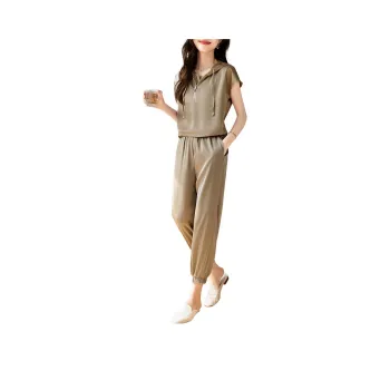 Mo Han Yi Mei Casual Suit Women's Khaki