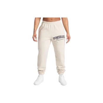 GYMSHARK Knitted Sweatpants Women's Oat White