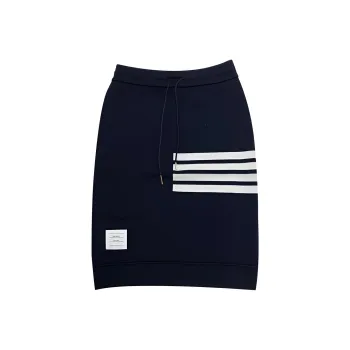 THOM BROWNE Casual Long Skirts Women's Dark Blue