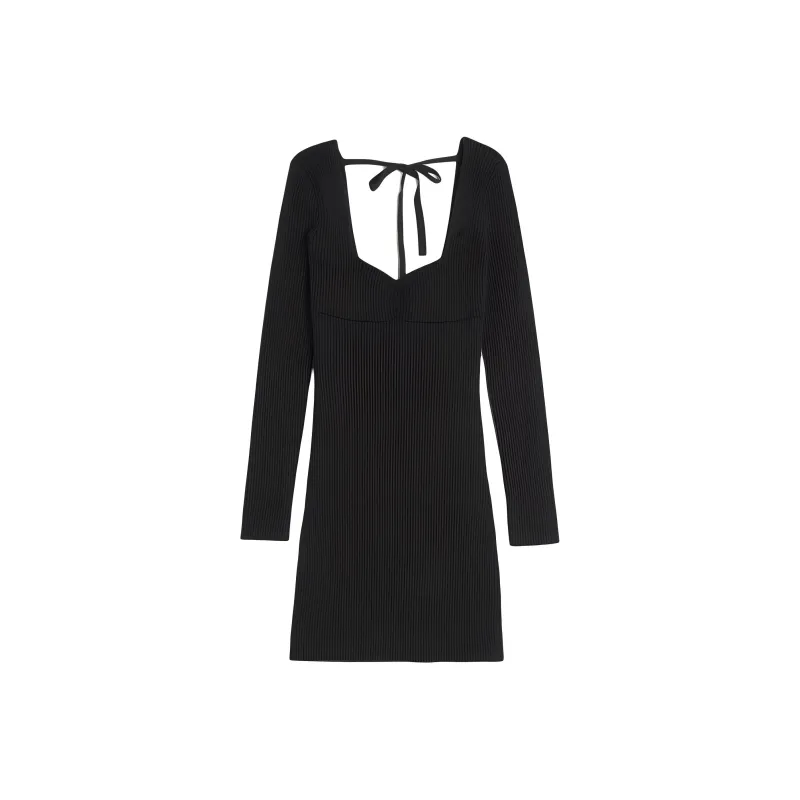 Hollister Long-Sleeved Dresses Women's Black-0