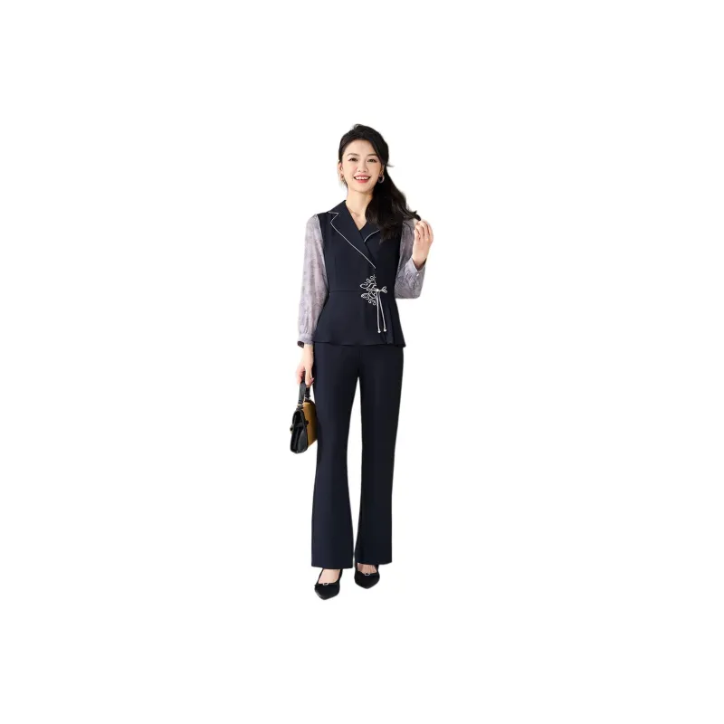 Mylan Casual Suit Women's Navy Blue-0