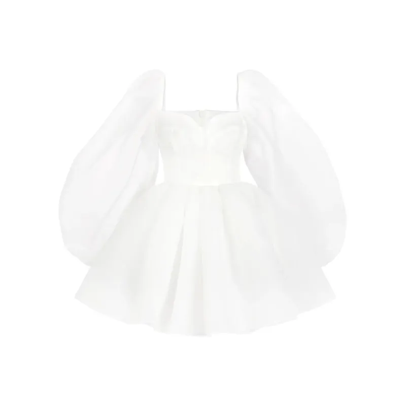 Selkie Collection SS24 Long Sleeved Dresses Women's Ivory White-0