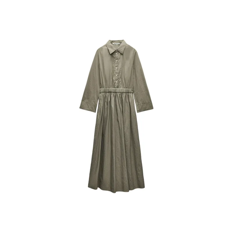 ZARA Long Sleeved Dresses Women's-0