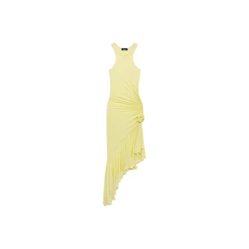 Blumarine Sleeveless Dresses Women's Yellow-0