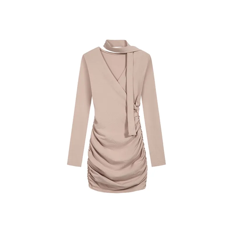 AFGGD Long-Sleeved Dresses Women's-4