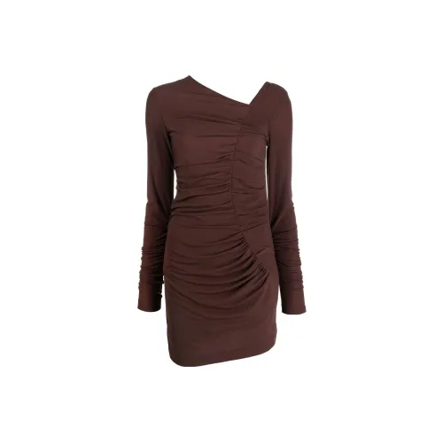 Helmut Lang Gathered Midi Dress