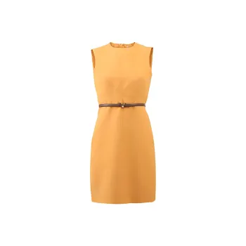 Valentino Sleeveless Dress Women's Yellow
