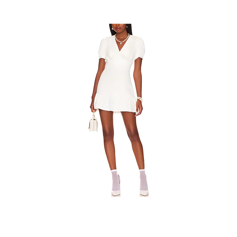 LOVESHACKFANCY Short-Sleeved Dresses Women's White-0