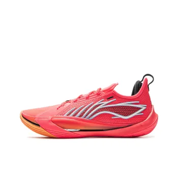 LiNing Sonic 13 Cushioning, Slip Resistant, Abrasion Resistant Support Low Top Basketball Shoes Men's Red