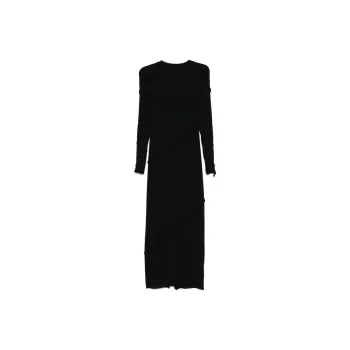 Thom Krom Seam-Detailed Long Sleeved Maxi Dress