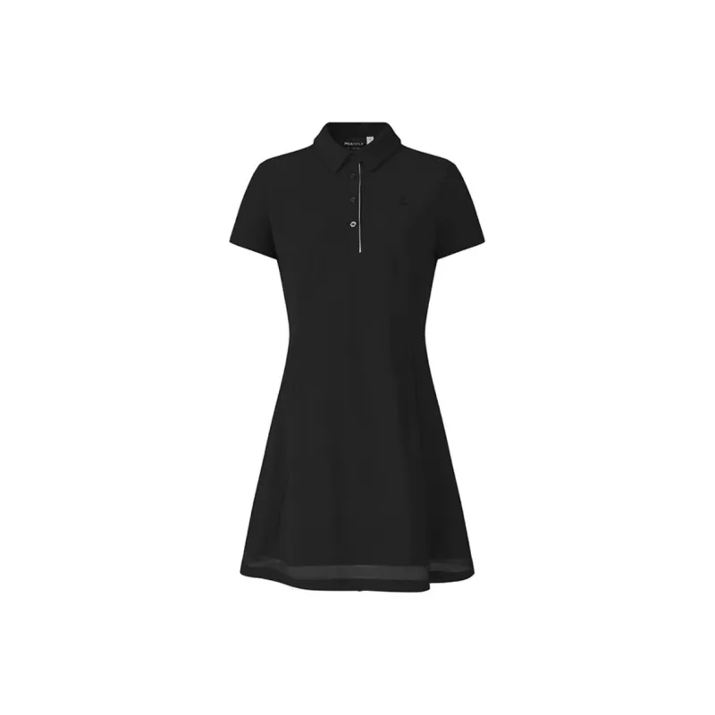 FILA Golf Series Short Sleeved Dress Women's Pitch Black BK-0