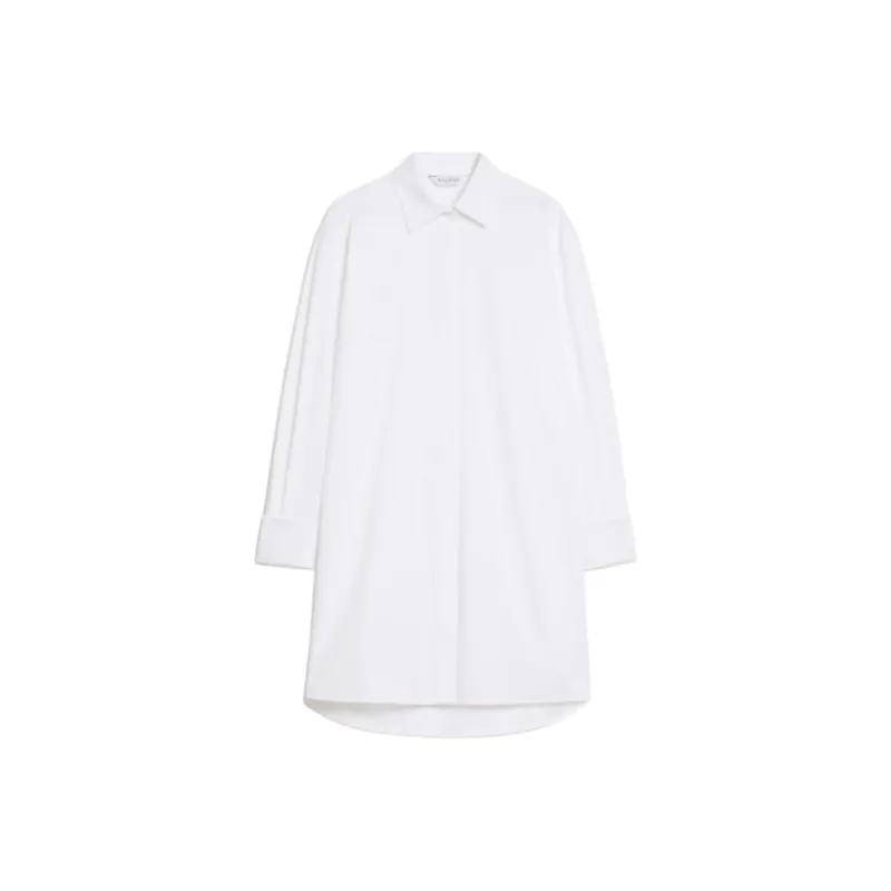 MaxMara Collared Long Sleeve Shirt Dress-0