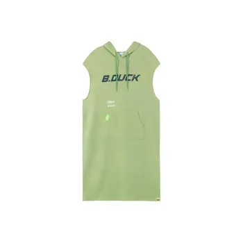 B.Duck Sleeveless Dress Women's Gray Green