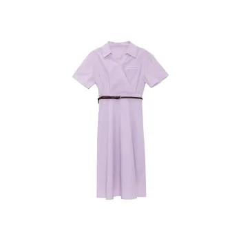 Fstudio Short Sleeved Dresses Women's Purple