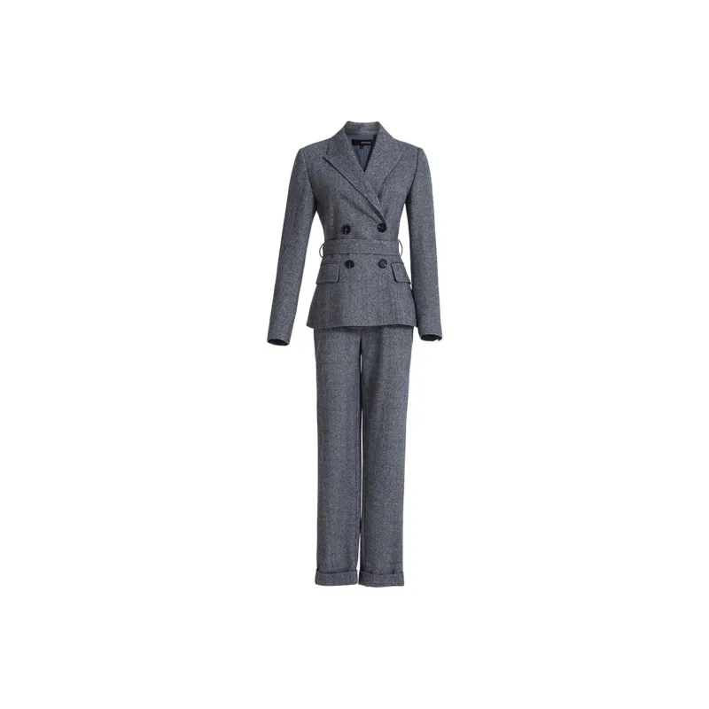 ROEYSHOUSE Business Suits Women's Gray-0