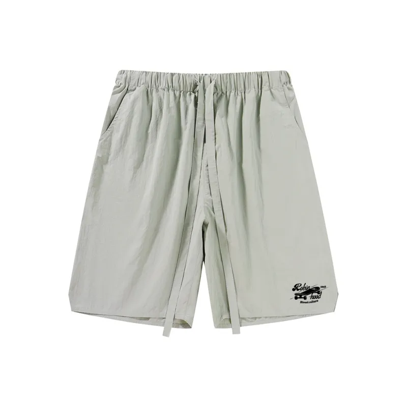 ROBINHOOD Casual Shorts Unisex Khaki-12