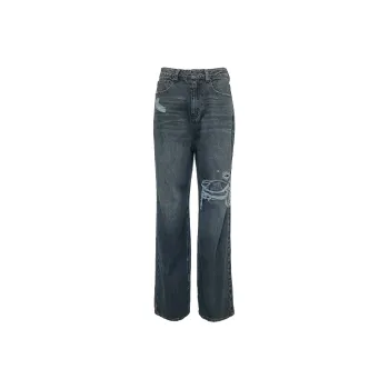 Gyokuu Jeans Women's Dark Gray