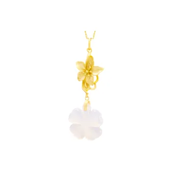 KOYOOME Natural Chalcedony Necklaces Unisex