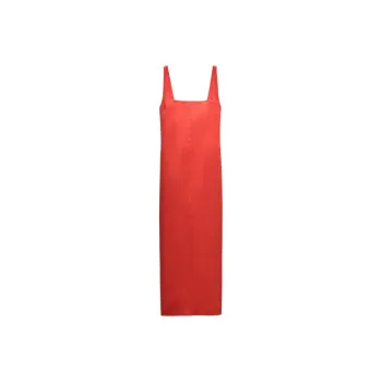 ZARA Slip Dresses Women's Red