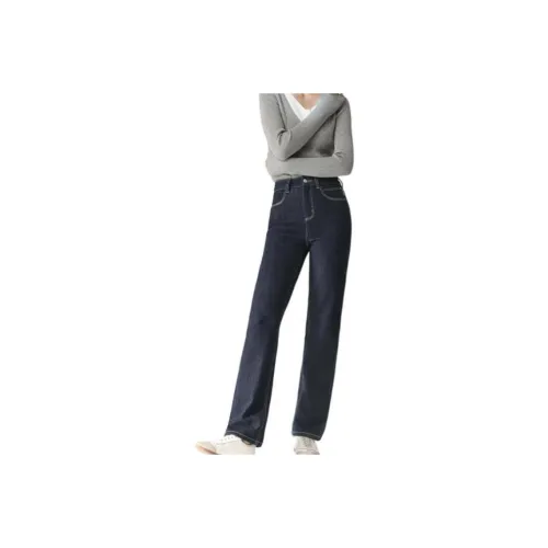 HIPPIEMISS Jeans Women's Normal Washed Blue