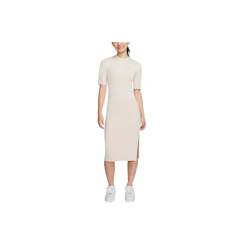 Nike Short Sleeved Dresses Women's Khaki-0