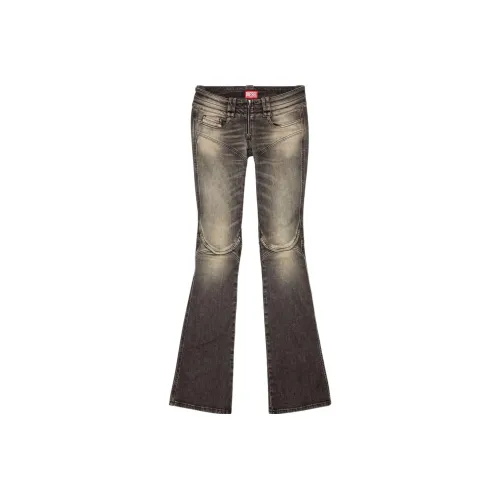 DIESEL Belthy Bootcut And Flare 0jgal Jeans Women's Black/Dark Grey